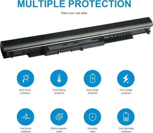 Miniatura 7 de 807956-001 807957-001 Batería de repuesto HS03 HS04 para laptop HP 240 G4, 245 G4, 250 G4, 255 G4, 256 G4 Series compatible con Notebook 14 14G 15