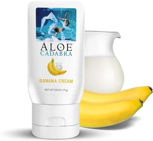 Miniatura 3 de Aloe Cadabra Lubricante personal saborizado e hidratante vaginal, lubricante orgánico de aloe comestible para hombres, mujeres y parejas, no mancha