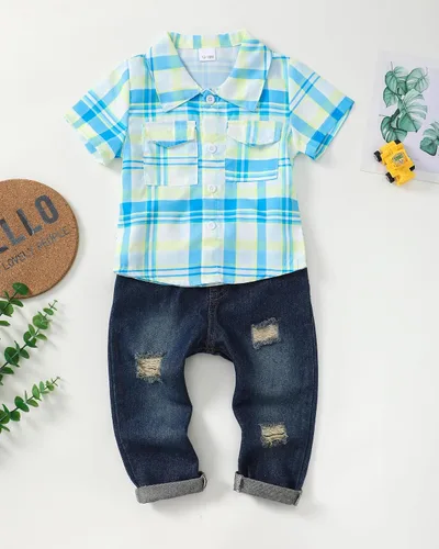 Miniatura 87 de Renotemy Ropa de bebé para niño, trajes de mezclilla, sudadera con capucha para bebés, pantalones de mezclilla, ropa para niños pequeños