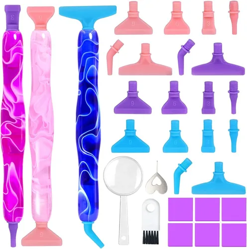 Miniatura 14 de Praise V Do Bolígrafo de Pintura de Diamantes, Pluma de Arte de Diamantes, Juego de Herramientas y Accesorios de Pintura de Diamantes, Estiércol