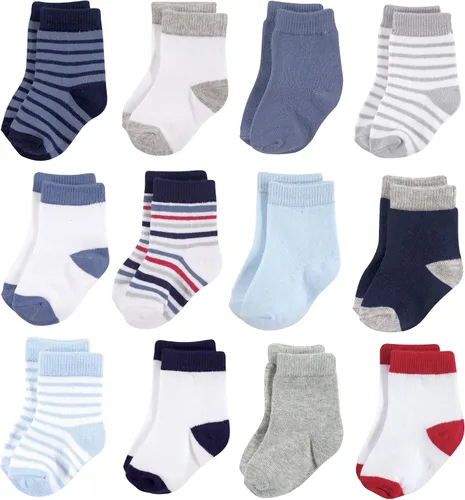 Miniatura 104 de Hudson Baby - Calcetines de algodón para bebés recién nacidos y Terry para niñas bebés