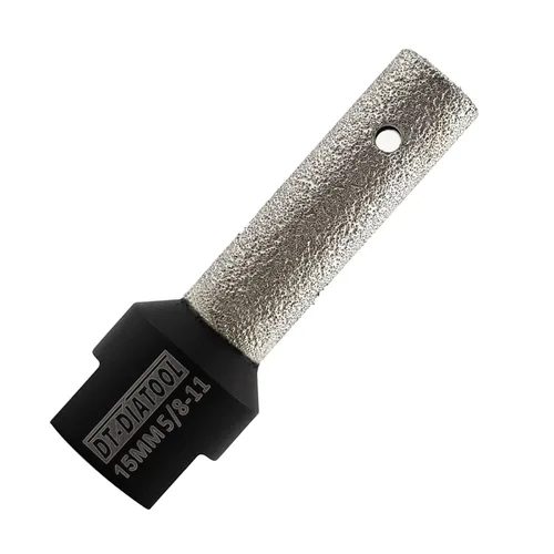 Miniatura 10 de DT-DIATOOL Dedo de diamante/broca de fresado de diámetro 1 "(25 mm) para agrandar o reparar agujeros de azulejos de porcelana, piedra superficial