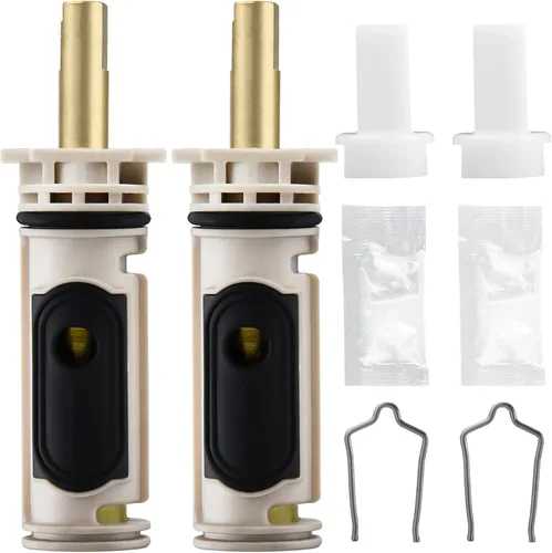1222 Kit de cartucho de repuesto para grifos Moen PosiTemp de un mango, compatible con ducha Moen y ducha de bañera, metales y plásticos, paquete de