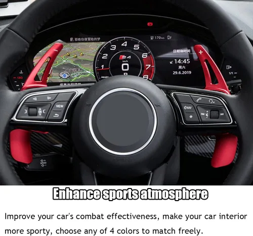 Miniatura 4 de Accesorios interiores personalizados para Audi A3 A4 A5 A8 Q3 Q5 Q7 (2015 2016 2017 2018 2019 2020 2021) Q8 TT TTS S3 S4 S5 aluminio 2 piezas por