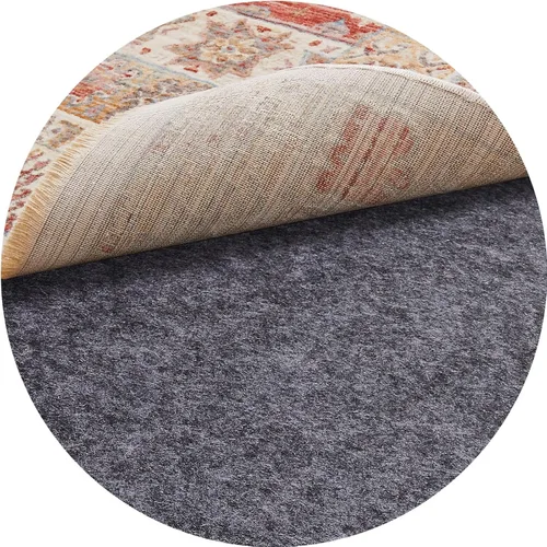 Miniatura 12 de Veken Almohadilla antideslizante acolchada para tapetes, con respaldo de fieltro y silicona, forro para alfombras para pisos de madera y acabados