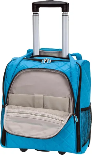 Miniatura 29 de Rockland Melrose - Maleta con ruedas, de porte vertical, para caber debajo del asiento, Rojo), BF31-RED