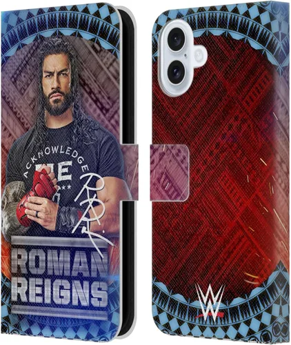 Miniatura 87 de Head Case Designs Officially Licensed WWE Distressed Logo Roman Reigns Leather Wallet Case Compatible with Apple iPhone 11