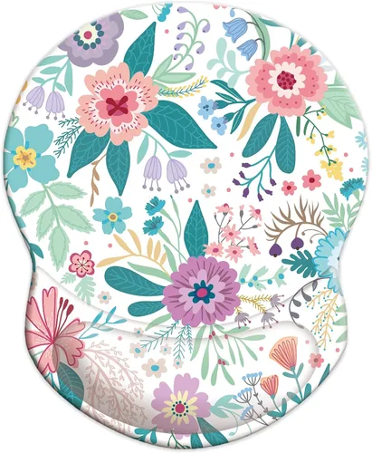 Miniatura 28 de Alfombrilla para mouse, soporte de muñeca ergonómica, para aliviar el dolor, con base de poliuretano antideslizante para juegos, hogar, oficina