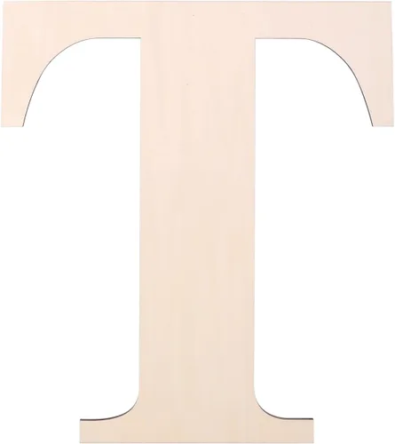 Miniatura 25 de Letra de madera de 12 pulgadas, letras de madera para decoración de pared, letras de madera en blanco sin terminar de 1/5 pulgadas para decoración