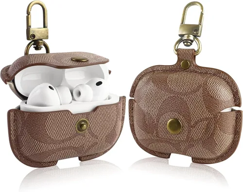 Funda para AirPods Pro 3, compatible con AirPods Pro de 3ª generación (2025), bonita funda protectora de cuero de cuerpo completo a prueba de golpes
