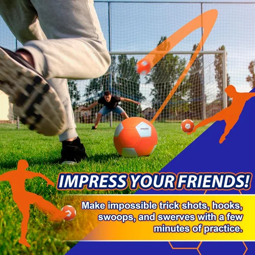 Miniatura 6 de Kickerball – Pelota de fútbol curva y con efecto – Patea como los profesionales, gran regalo para niños y niñas – Perfecto para partido o juego al
