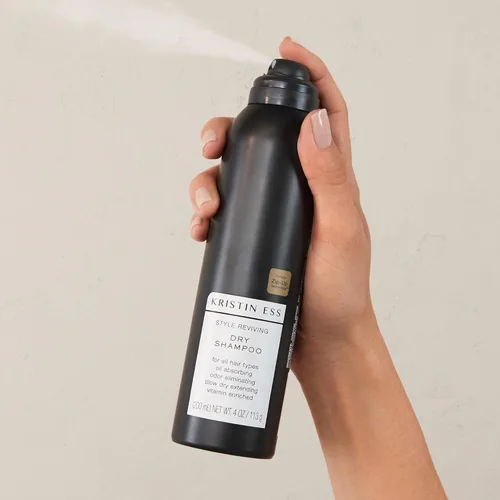 Miniatura 3 de Kristin Ess Champú en Spray Seco para Cabello Graso - Absorbe el Aceite, Añade Volumen con Mínimo Residuo, Extiende el Estilo + Refresca