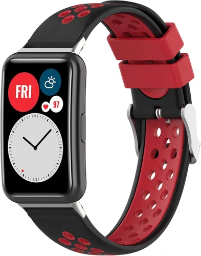 Senter Correa para Huawei Watch FIT, correa de repuesto deportiva de silicona suave compatible con Huawei Watch FIT(TIA-B09) Smart Watch