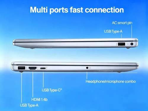 Miniatura 4 de HP Portátil empresarial con pantalla táctil de 15.6", Intel i3-1315U de 13ª generación, 16 GB de RAM, SSD de 1 TB, delgado y ligero, duración