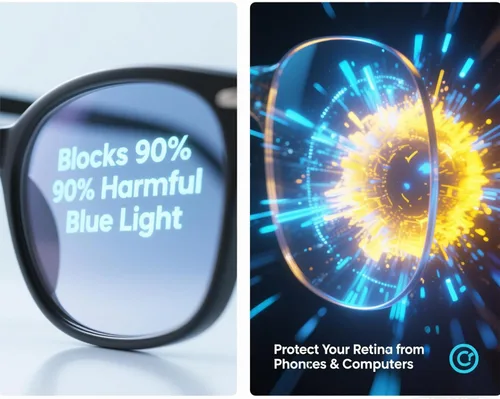 Miniatura 6 de Round Small Frame Reading Glasses for Women Readers for Men Blue Light Blocking Retro