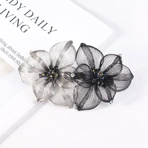 Miniatura 6 de Pasadores grandes para el pelo de las mujeres, pasadores de pelo grueso para mujer, accesorios de boda para mujer, alambre de cobre hecho a mano
