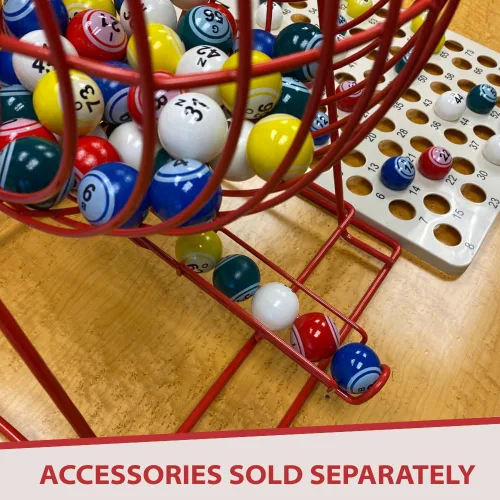 Miniatura 6 de MR CHIPS Reemplazo profesional de 1.5 pulgadas (1.496 in) – Pelotas estilo ping pong para máquina de bingo electrónica o jaula de bingo – Bolas