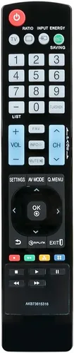 AKB73615316 Reemplazo remoto para LG TV 47LS4600-UA 60PA5500-UA 47LS460LS4600 32LS5600 37LS5600 42LS5600 47LS5600 55LS5600 50PA45000 50PA4 510