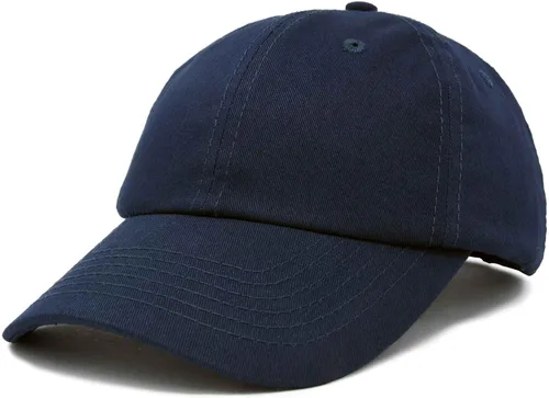 Miniatura 86 de DALIX Gorra de béisbol para papá, lisa, para hombre, mujer, algodón, ajustable, en blanco, sin estructurar, suave