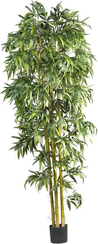 Miniatura 9 de Nearly Natural Árbol de seda de bambú grande de 3 pies