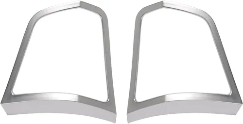 Miniatura 2 de Cubierta de marco de botón de volante ABS 2 piezas compatible con BMW Serie 5 F10 520 525 530 2011 2012 2013 2014 2015 2016 2017 Interior Accesorios