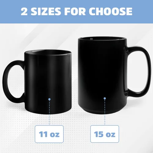 Miniatura 7 de CUBICER Taza de café de cerámica negra personalizada, tazas de béisbol para mamá, con nombre personalizado, tazas grandes, regalos de cumpleaños