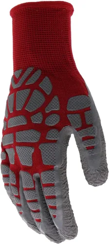 Miniatura 3 de BOSS Guante de Trabajo de Agarre Táctil con Micro Armadura de Espuma de Látex Sumergido, Cáscara de Nylon, Resistente al Agua, Resistente a