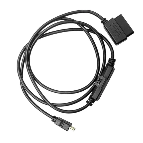 OBDII a cable HDMI H00008000, cables de interfaz OBD2 enchufe a adaptador de monitor HDMI apto para Edge CS2 CTS2 CTS3 enchufe monitor reemplazar el