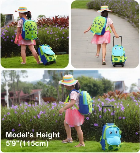 Miniatura 3 de Yodo Mochila escolar para niños pequeños, etiqueta con nombre y correa para el pecho