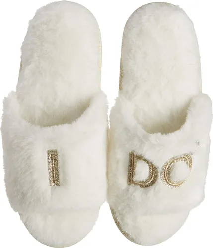 Miniatura 7 de Dearfoams Womens BrideBridesmaid I Do I Do Crew Giftable Wedding Slide Slipper
