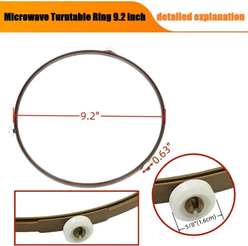 Miniatura 2 de WB02X10806 Anillo giratorio de microondas para GE 3512502300-1, JE1140BD001, JES1142SJ01, JES1142SJ03, JE1160BD001, JES1344SK03, JES1142WD05