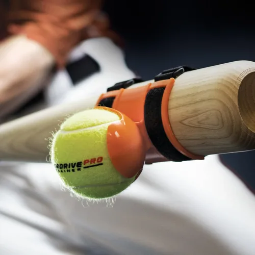 Line Drive Pro Entrenador de swing de bateo de béisbol y softbol y ayuda para entrenamiento de bateo Rojo
