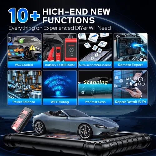 Miniatura 8 de Autel Escáner MaxiSys MS906MAX OBD2, mucho mejor que MS906 Pro, 2026 MS906 MAX hasta MS906S MS906BT MS908, codificación ECU, 3000+ prueba activa