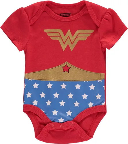 Miniatura 3 de DC Comics Liga de la Justicia - Paquete múltiple de body para niña recién nacida