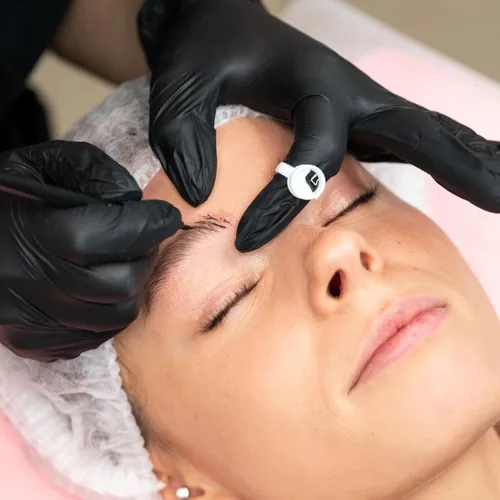 Miniatura 6 de G2PLUS Anillos de pegamento para extensiones de pestañas, 100 piezas de anillos desechables para pigmentos, soporte de pegamento de pestañas blanco