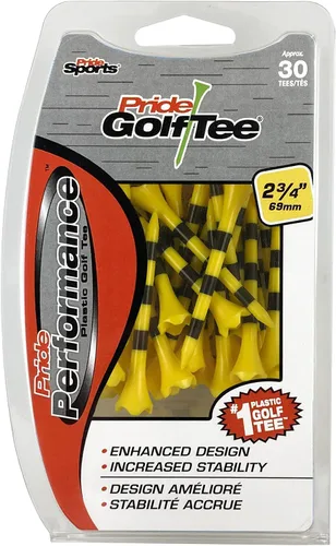Miniatura 9 de Pride Performance - Camisetas de golf a rayas (paquete de 30), 2-3/4 pulgadas