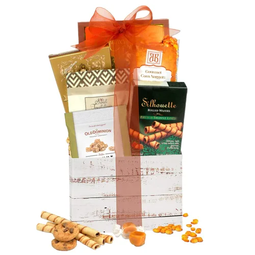 Broadway Basketeers Cesta de regalo de comida gourmet para mujeres, hombres, familias, universidad – Entrega para vacaciones, agradecimiento,