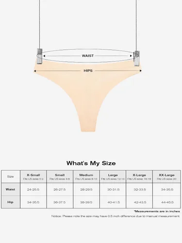 Miniatura 6 de TERMEZY Ropa interior sin costuras para mujer, tangas invisibles para mujer, paquete de 5