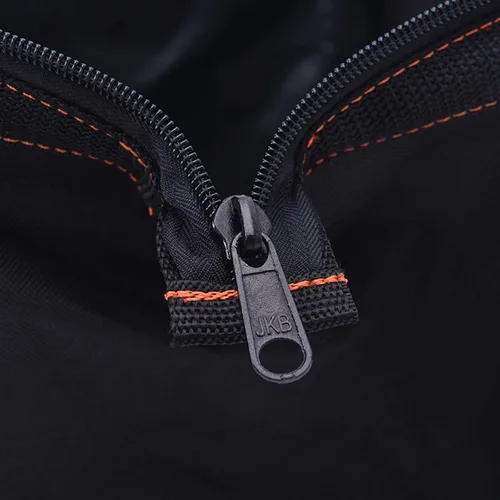 Miniatura 6 de MEIJIA Bolsa de herramientas portátil impermeable, boca ancha abierta, múltiples bolsillos interiores para almacenamiento de herramientas con correa