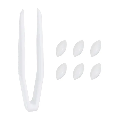 PATIKIL Barra agitadora magnética, 0.236 x 0.118 in, 6 unidades de PTFE magnético, barra mezcladora magnética para vaso de precipitados de fondo