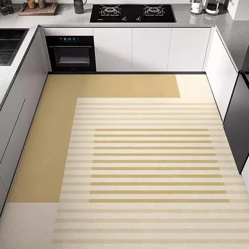 Miniatura 15 de Tapete de cocina, antideslizante, tapete de escritorio cómodo de pie, impermeable, antideslizante, alfombras de cocina absorbentes para cocina