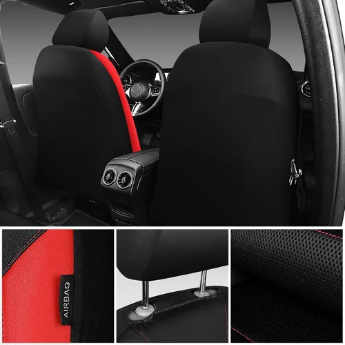 Miniatura 6 de Car Pass - Fundas universales de cuero para asiento de automóvil deportivas que se adaptan a la mayoría de automóviles, SUV, camiones y camionetas