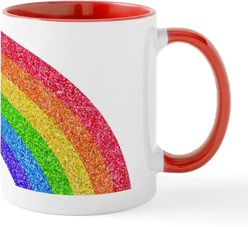Miniatura 33 de CafePress Jake's Rainbow Shark - Taza de café de cerámica (11 oz)