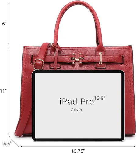 Miniatura 4 de Dasein Bolsos de mano con correa larga para mujer, con asa superior, con correa larga