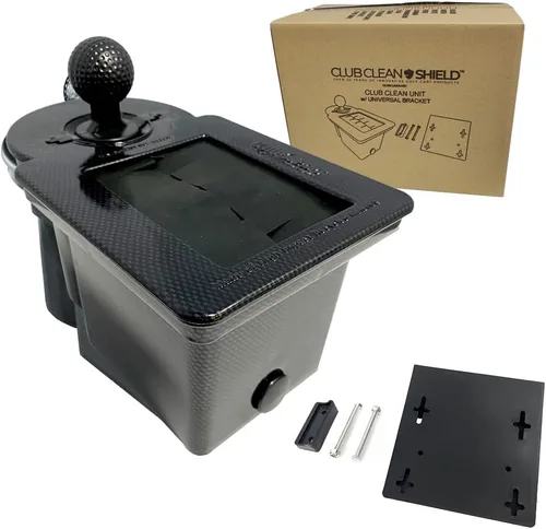 Miniatura 15 de Club Clean – Original Golf Cart Ball & Club Washer Kit with Universal Bracket + Optional Custom Mounting Brackets – Fits EZGO RXV, Club Car Arandela