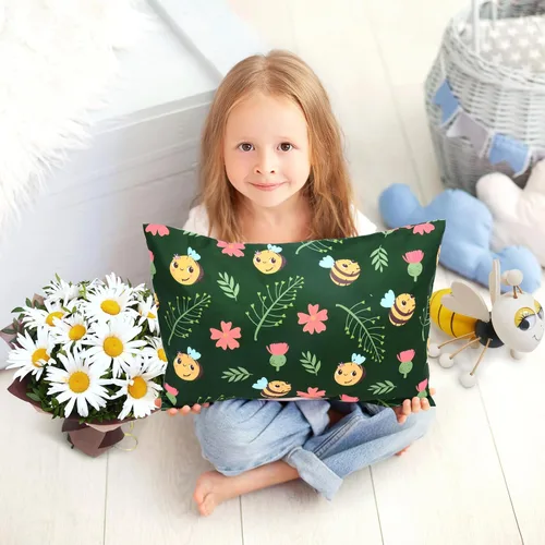 Miniatura 16 de UOMNY - Juego de 2 fundas de almohada para niños, 100 % algodón, funda de almohada, para almohadas de 5.1 x 7.1 pulgadas Búho