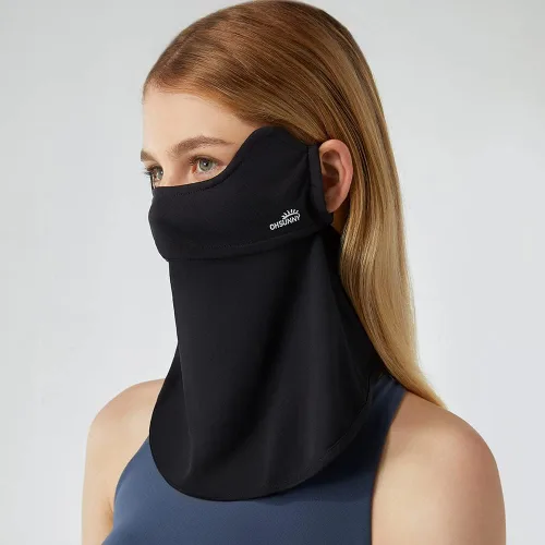 Miniatura 2 de Neck Gaiter Face Scarf Cover Sun Protection Balaclava Cloth Bandanas with Ear Loops 19SSF018