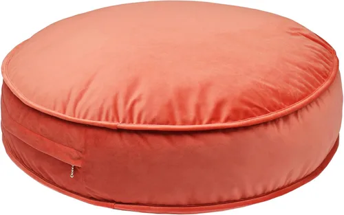 Miniatura 15 de Funda de Almohada de Suelo Redonda de Terciopelo Funda de Asiento Puf de Yoga Meditación Cojín de Felpa Decoración de Sala de Lectura Solo Funda