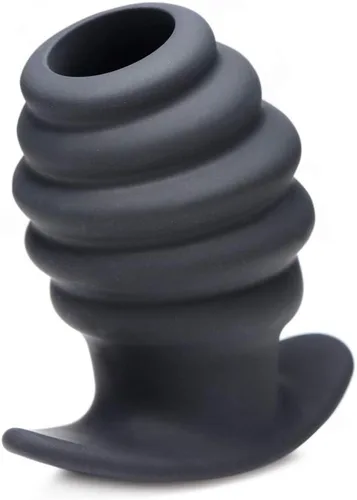 Miniatura 7 de Master Series Hive Ass Tunnel - Tapón anal hueco de silicona, tamaño mediano (paquete de 1)