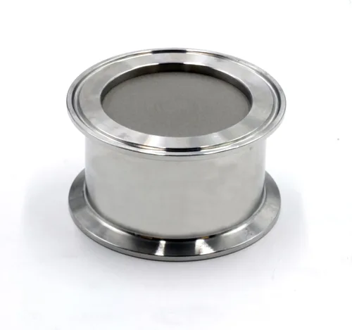 Miniatura 3 de HFS (R) Placa de filtro de triple abrazadera de 3 pulgadas con soldadura inferior con filtro de pantalla de 0,5 micrones Acero inoxidable 304